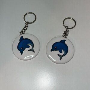 Dolphin Keychains 2 Pack